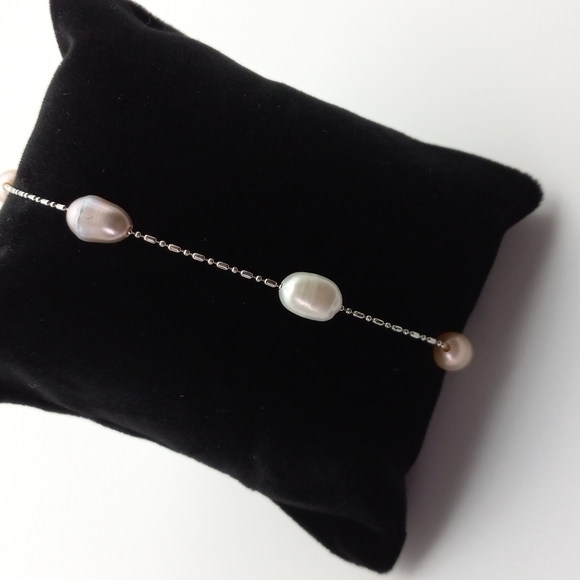 Multicolor Freshwater pearls bracelet - Picture 2 of 4